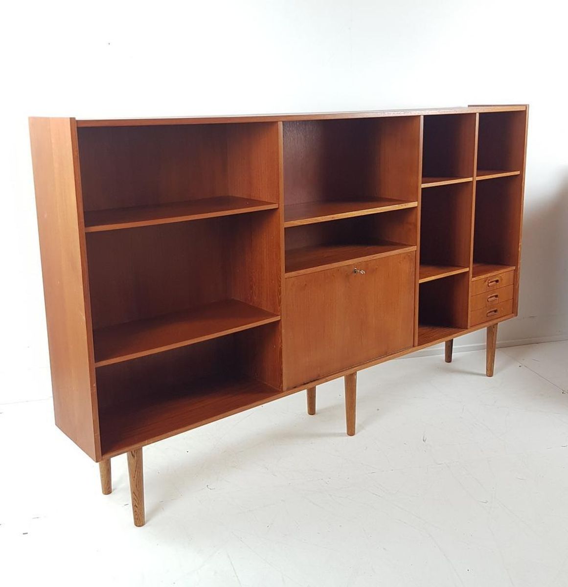 Vintage Grote Buffetkast | Highboard Teak Danish image 7