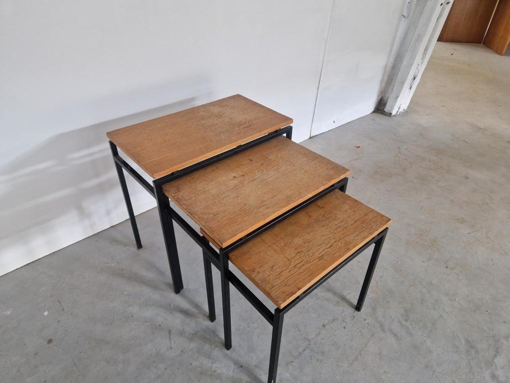 Cees Braakman Vintage Nest Tafeltjes Mimiset Jaren 60 image 4
