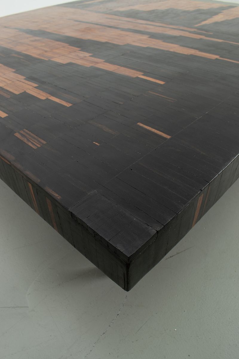 Salontafel Met Mozaïek In Hout image 6