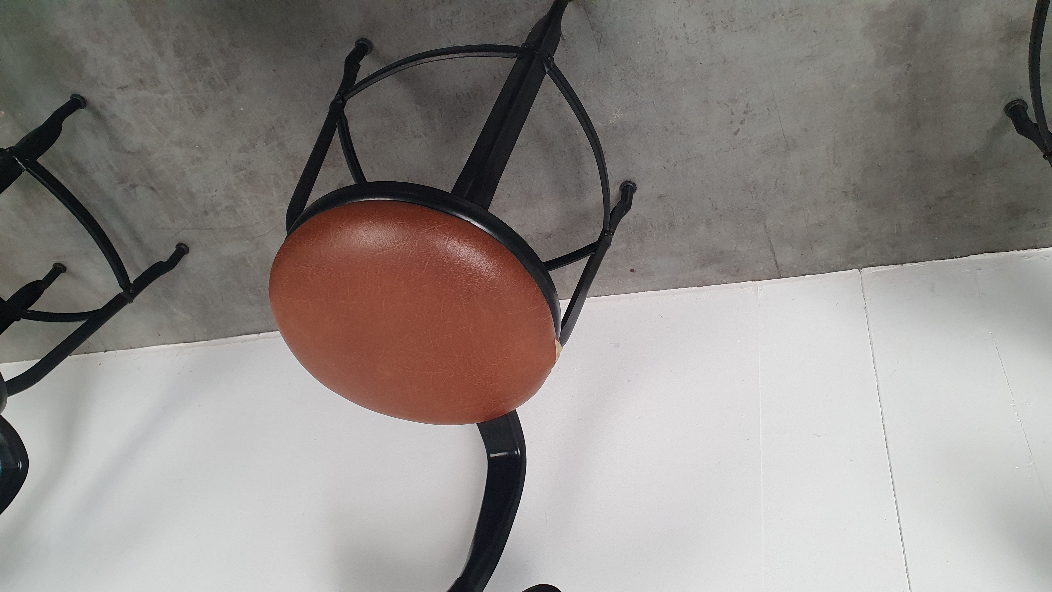 6x Chaise Nicolle Franse Industriële Metalen Design Stoelen image 11