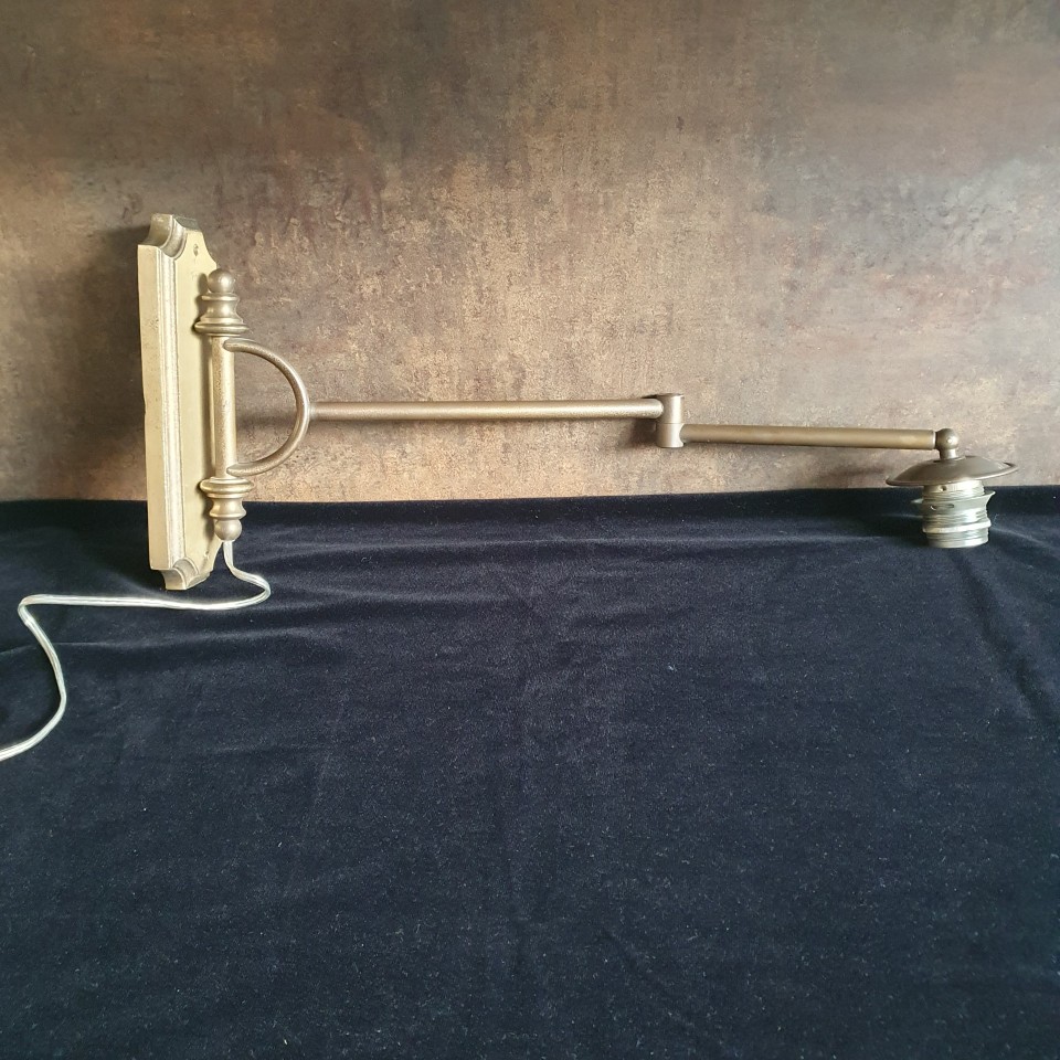 Vintage - Wandlamp - Muurlamp - Zwenklamp - Metaal - Dimmer image 10