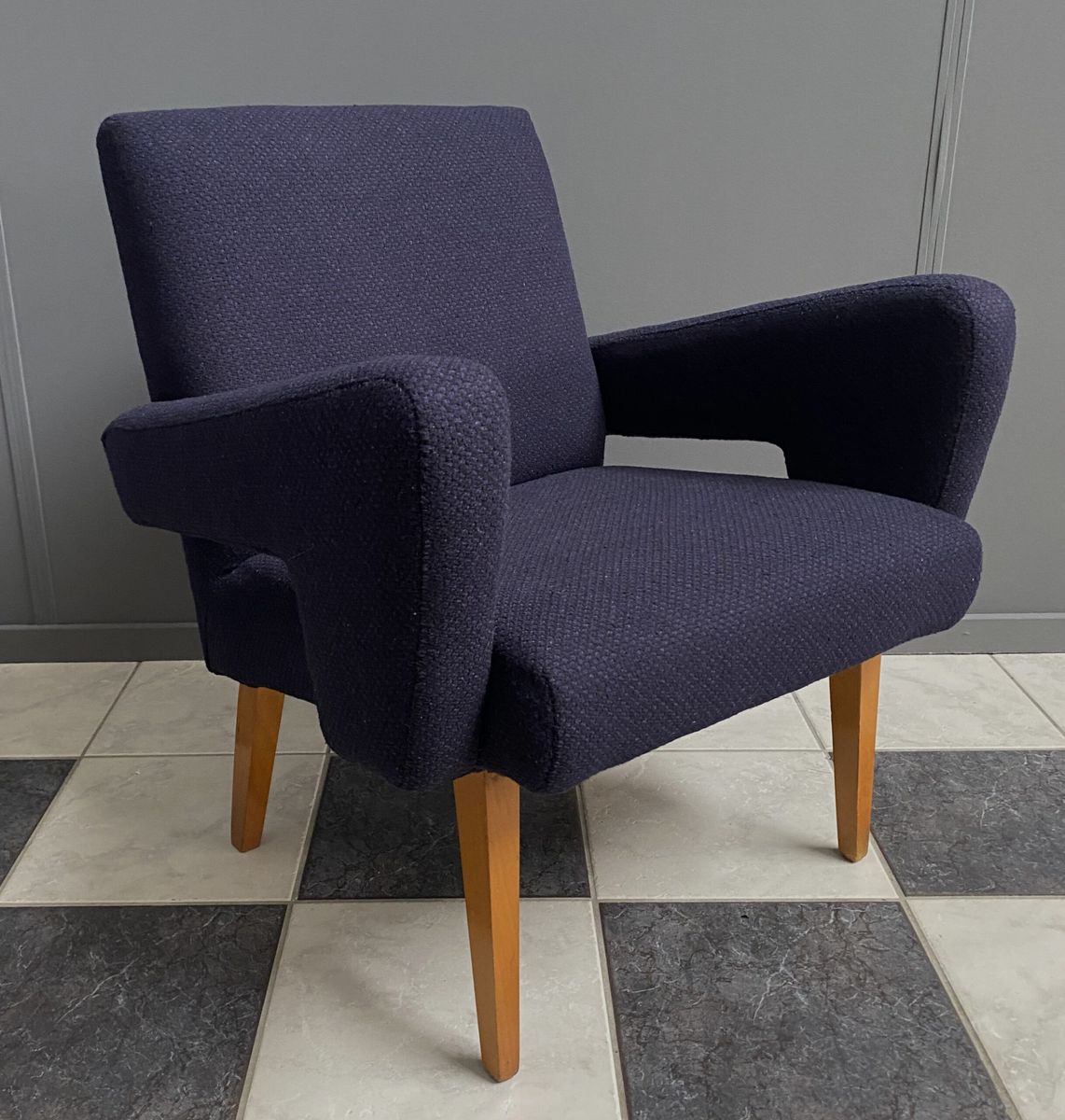 Purple Arm Chair By Jitona 1970s image 2