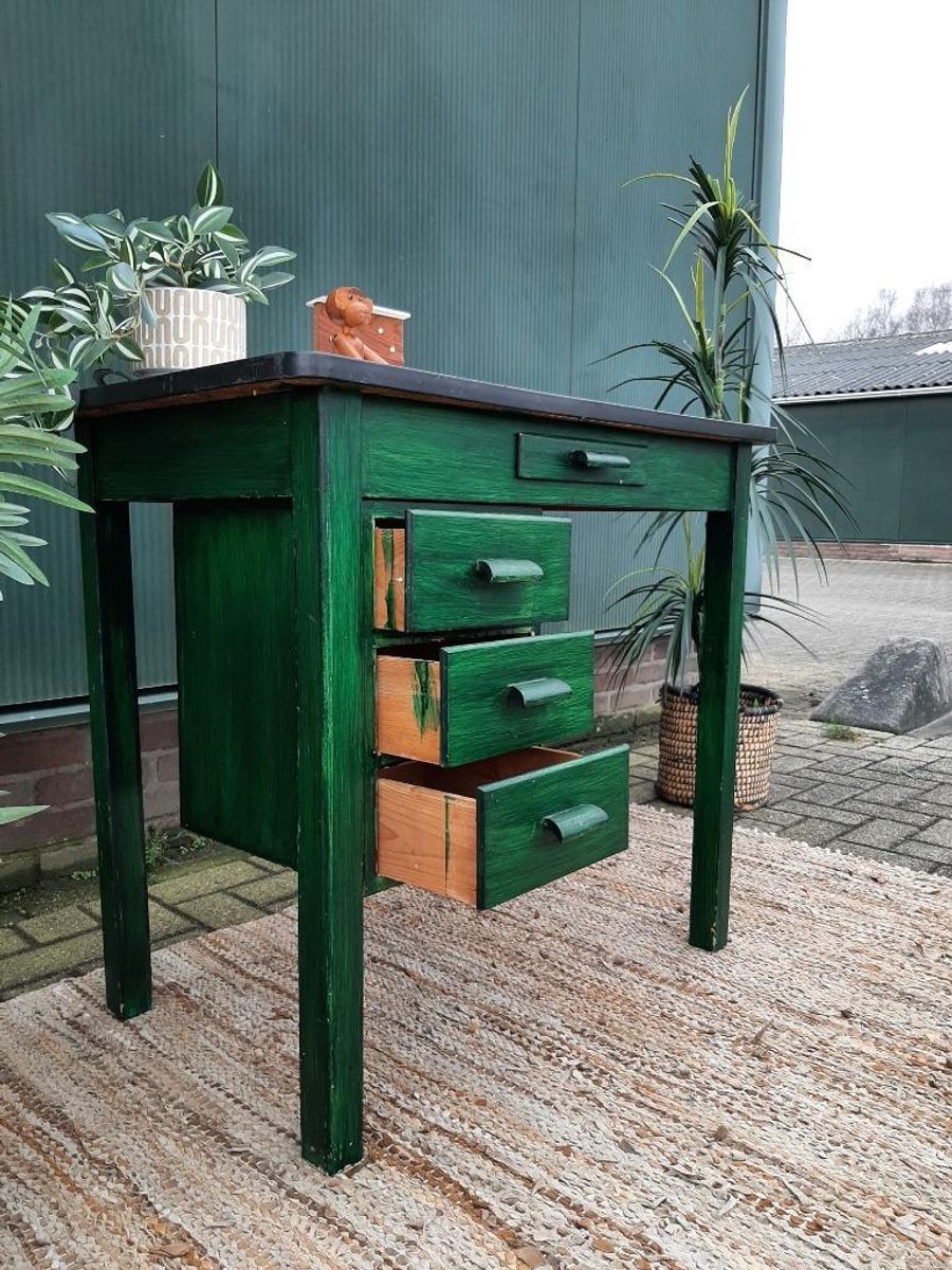 Vintage Kinder Bureautje Dutch Design Piet Zwart Retro J 60 image 3