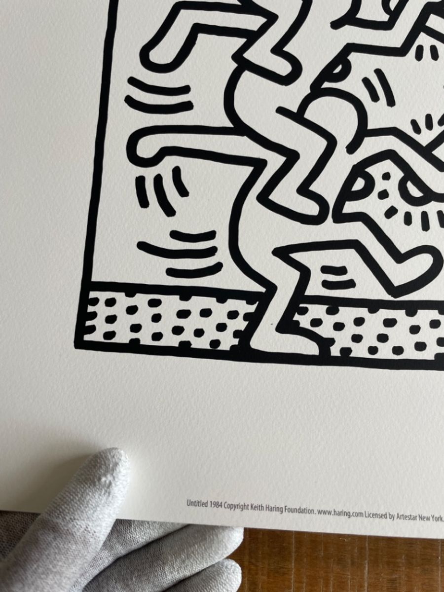 Keith Haring (1958-1990). Untitled,1984, Copyright Keith Haring Foundation, Printed In The Uk image 2
