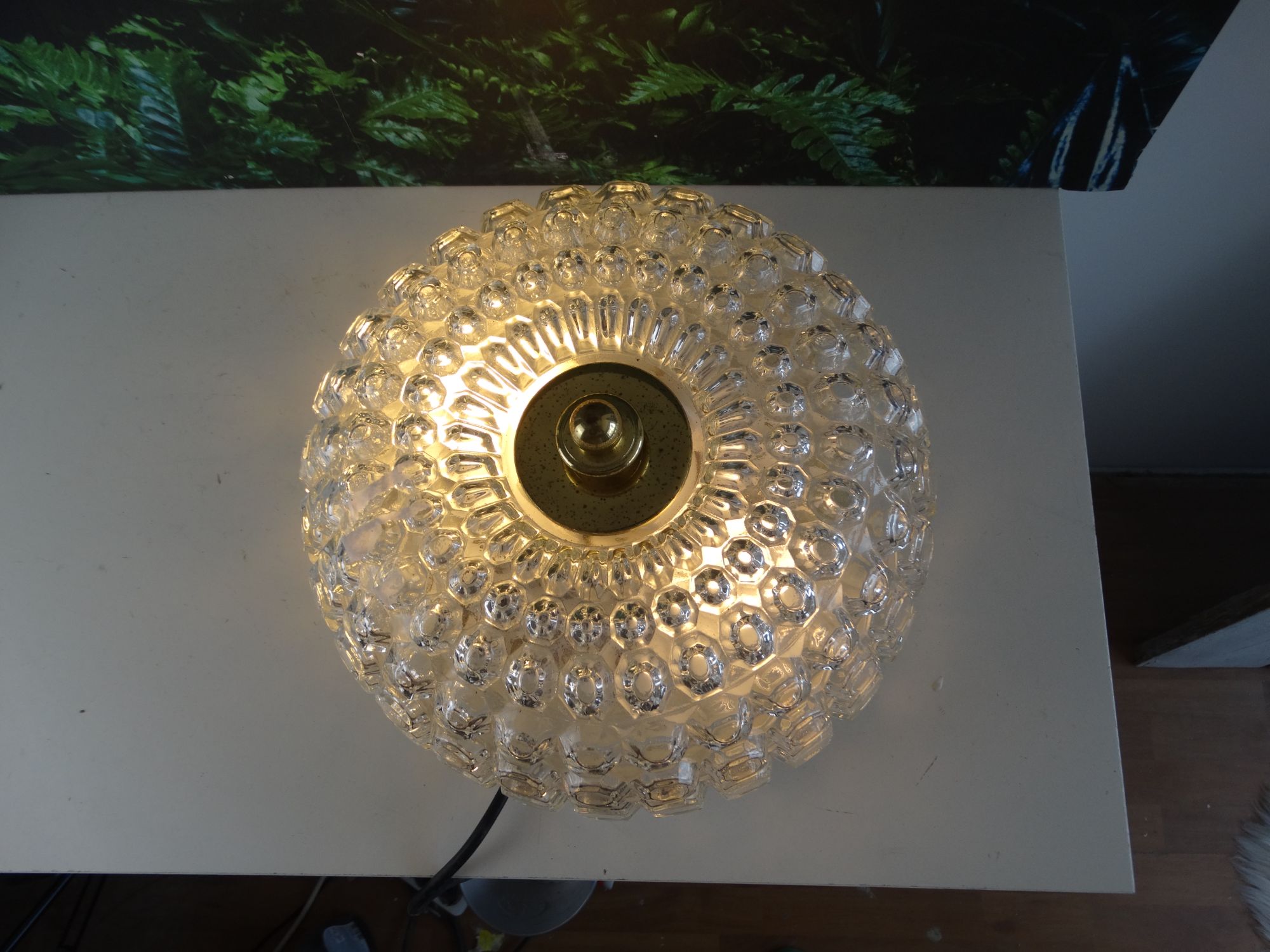 Glashutter Limburg Plafonniere, Design Helena Tynell. image 4