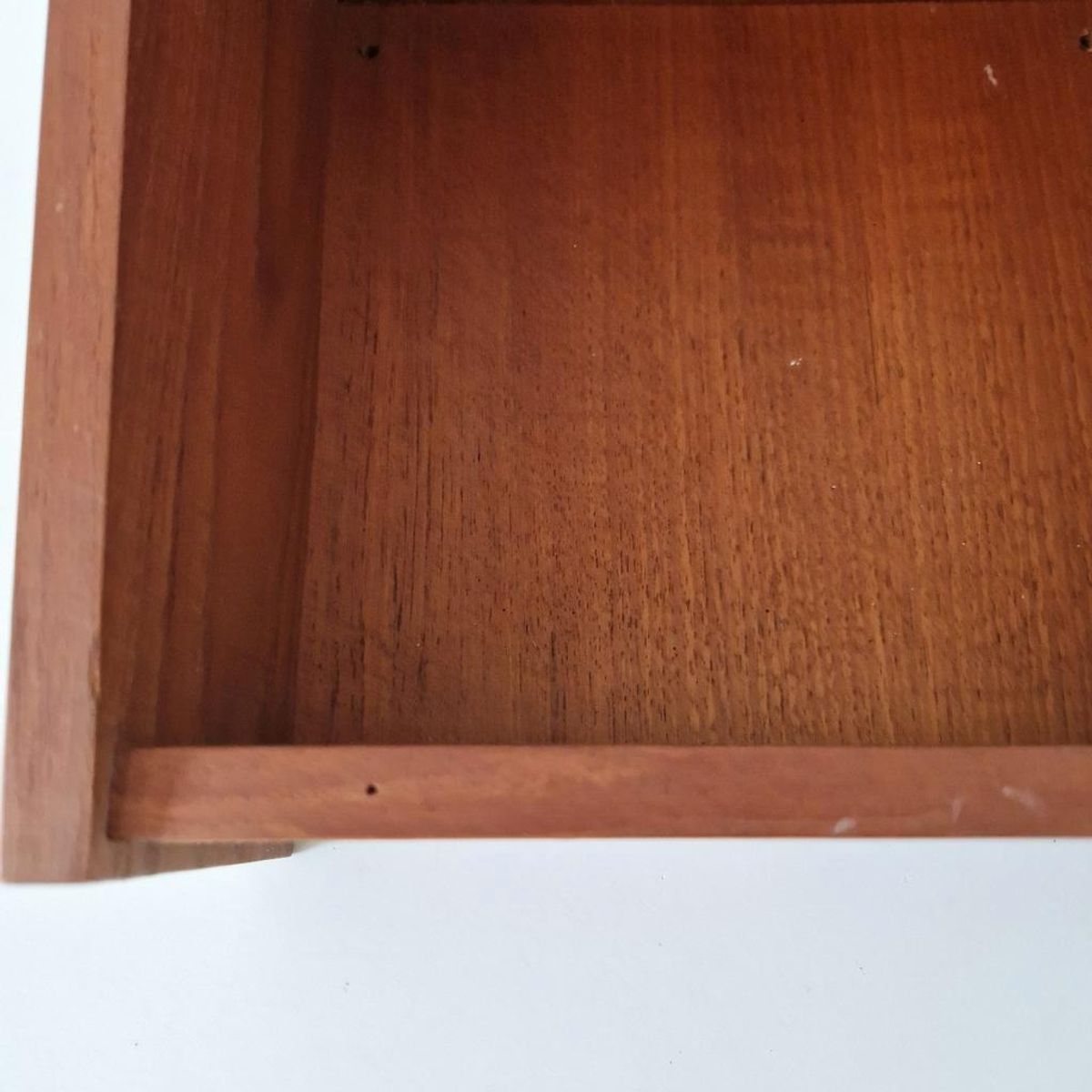 Vintage Teak Wandkastje Hangkastje Telefoonkast Rekje image 8
