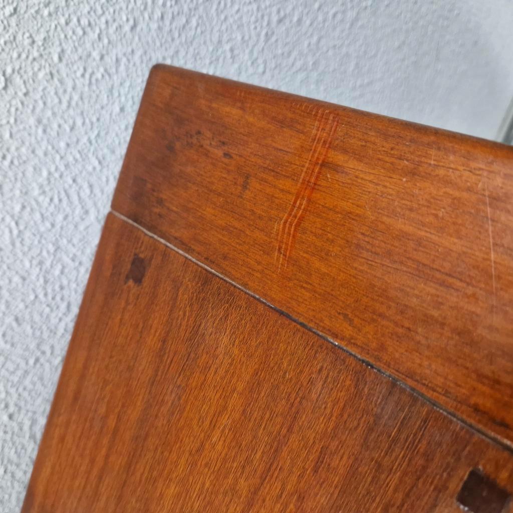 Klassieke Noten / Kersen Vintage Sidetable Dressoir Ladekast image 11