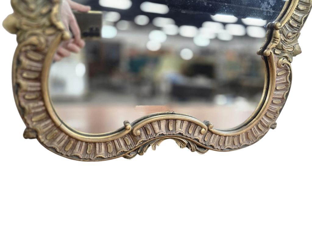 Vintage Gouden Barok Spiegel / Wandspiegel image 6