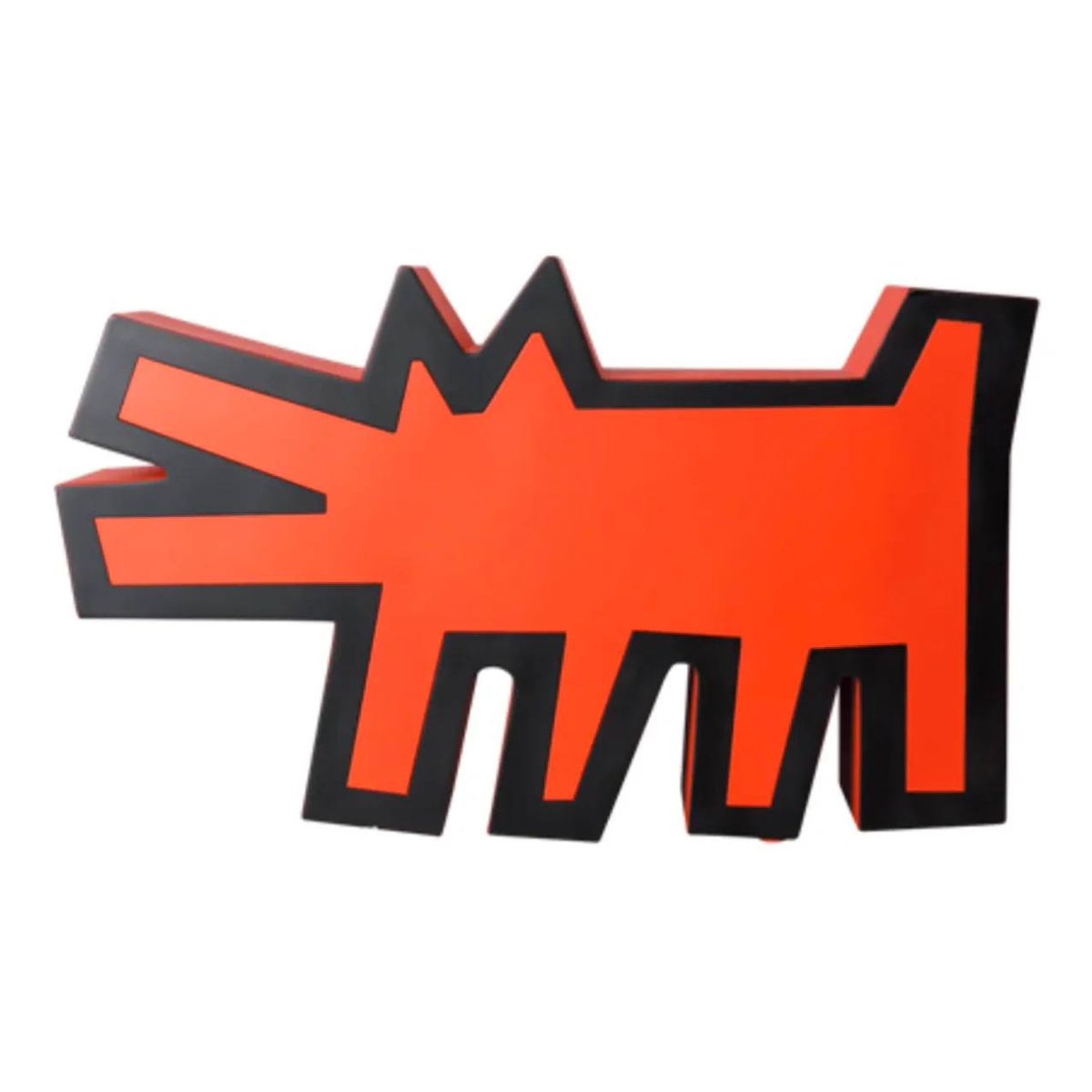 Keith Haring - Medicom Barking Dog Statue Red image 3