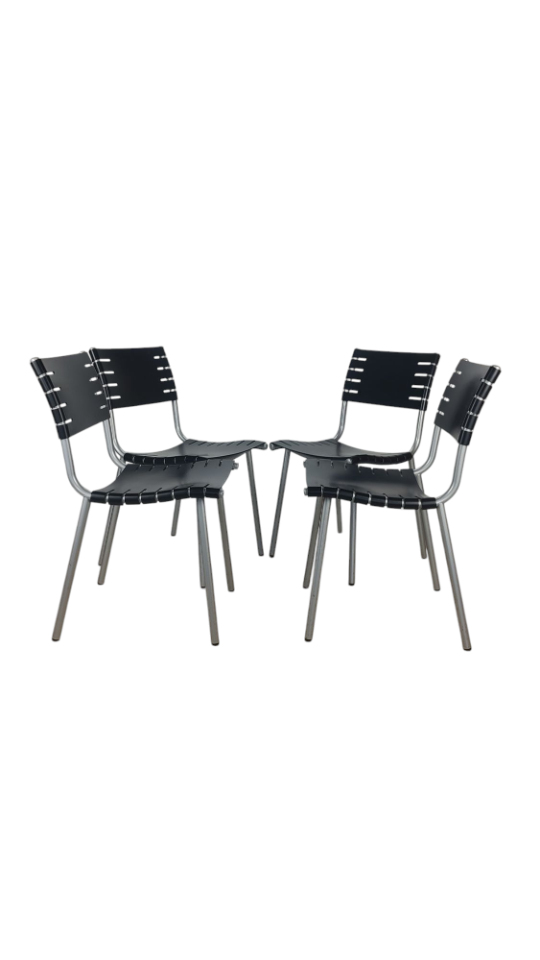 Harvink Eetkamerstoelen Plywood 1990S image 3