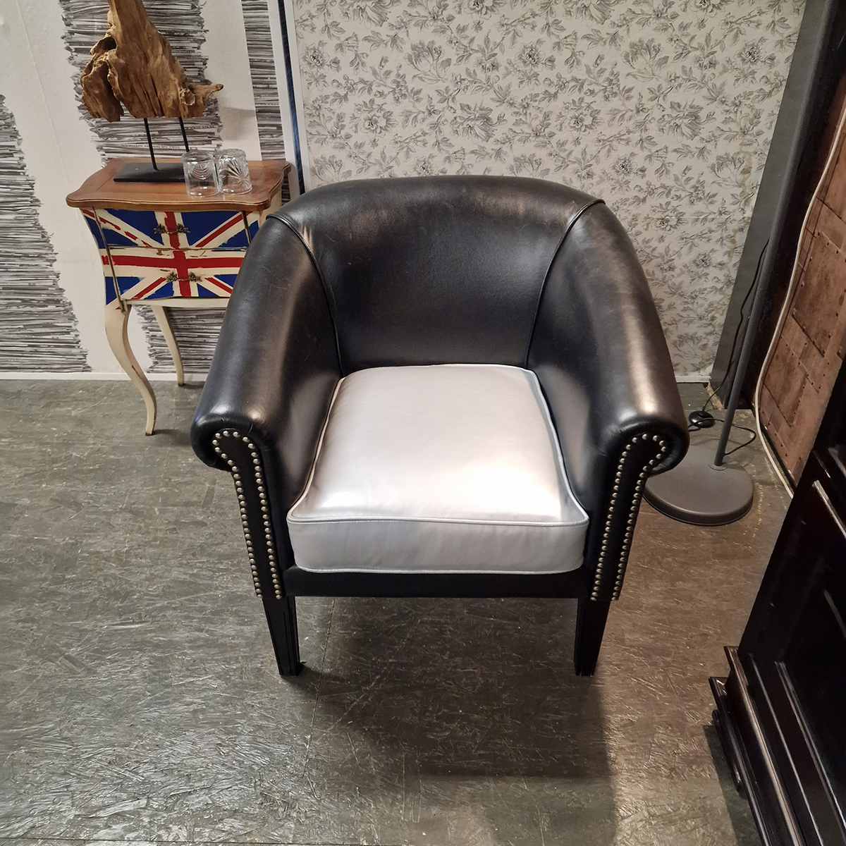 Chesterfield Club Chair - Zwart/zilver image 3
