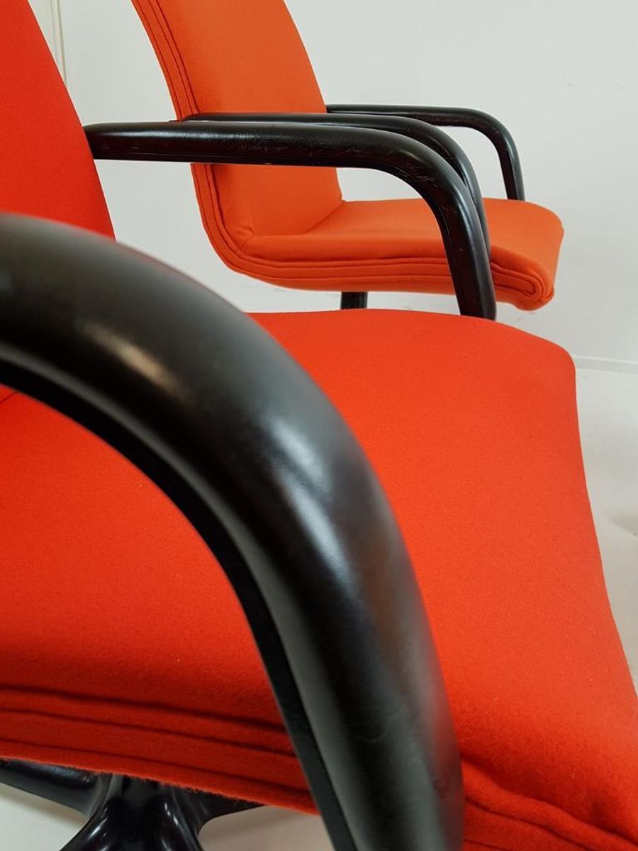 Artifort Bureaustoelen Oranje Setprijs Ploegstof image 5