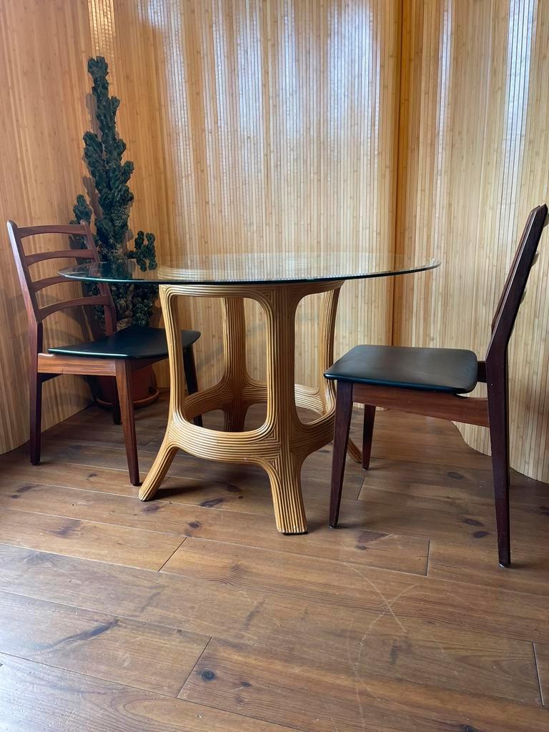 Gabriella Crespi Stijl Ronde Eetkamertafel Met Glazen Top image 8