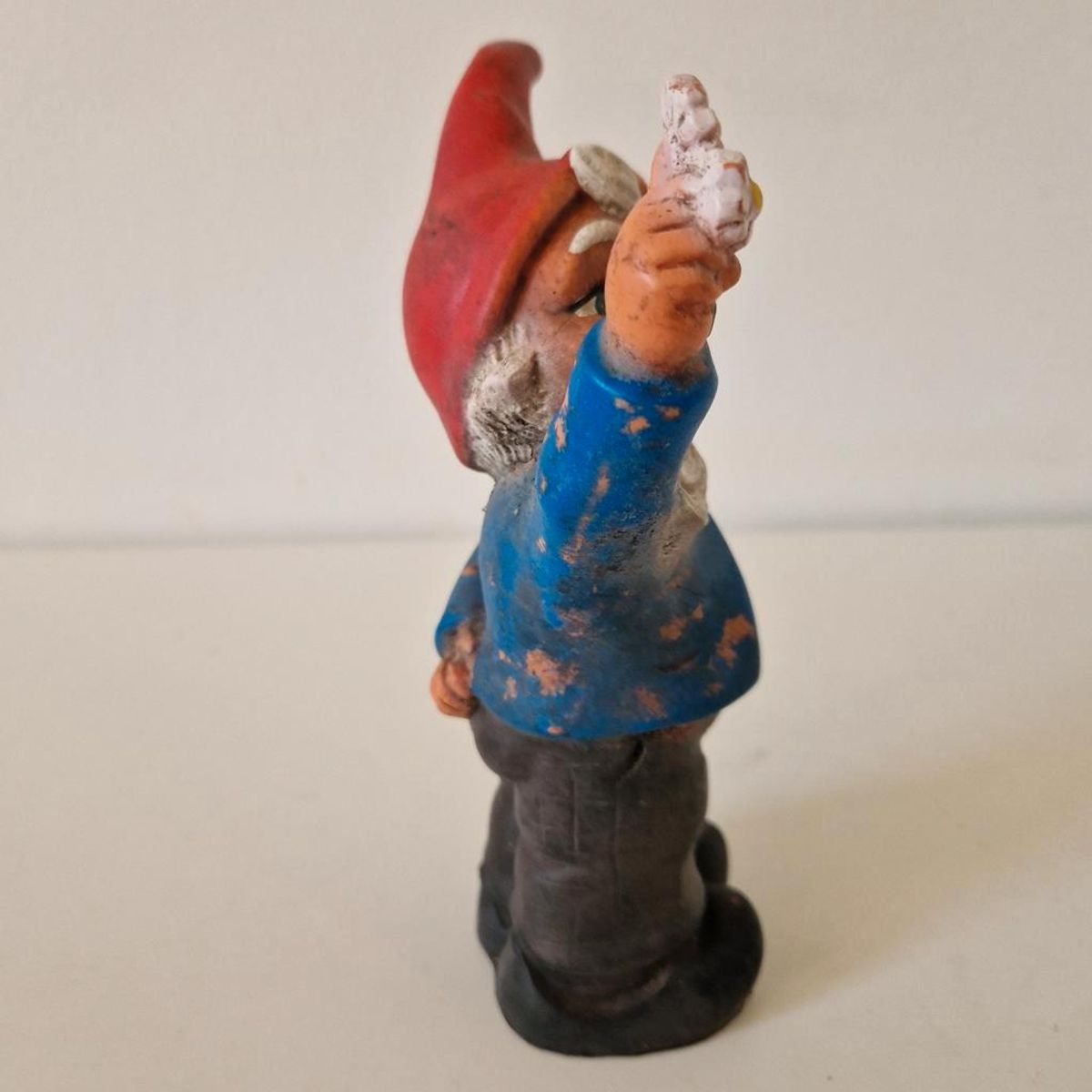 Vintage Tuinkabouter Kabouter Beeldje Rubber Beeld image 6