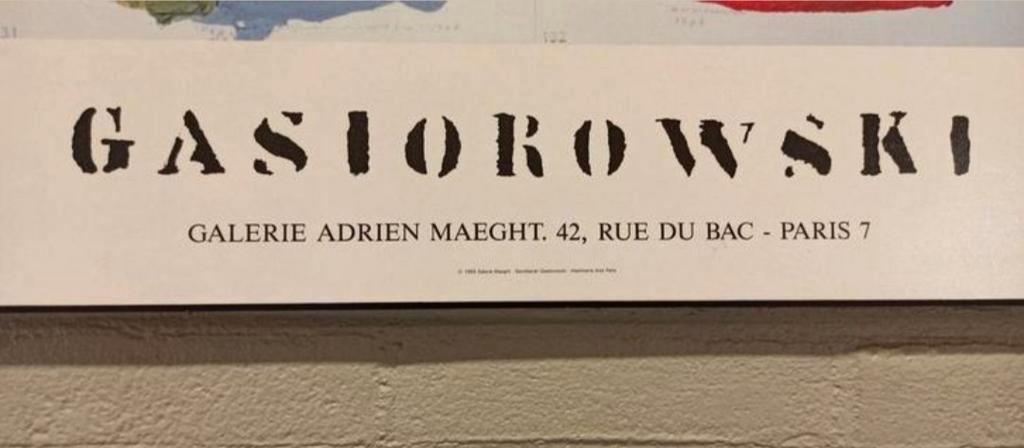 2 X Gerard Gasiorowski Franse Tentoonstellingsposter P/p/s image 6