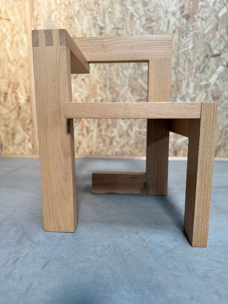 In Style Van Rietveld Steltman Houten Stoel image 5