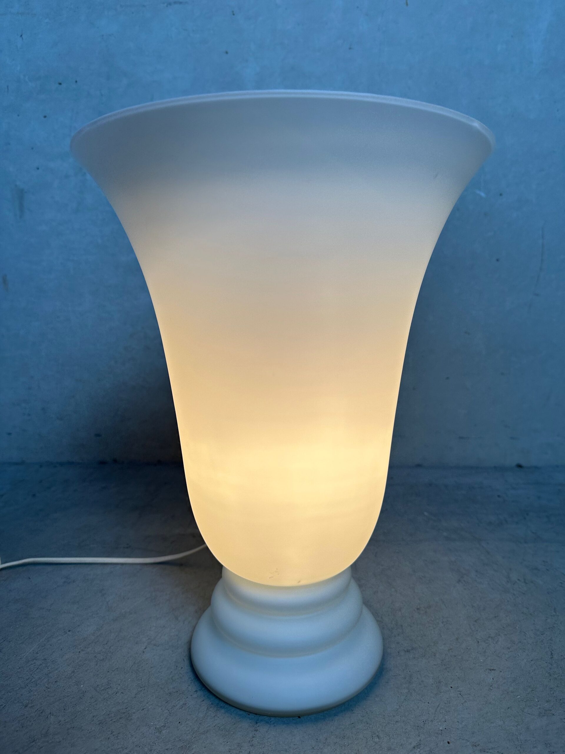 2x Vintage Opaline Vaaslampen image 4