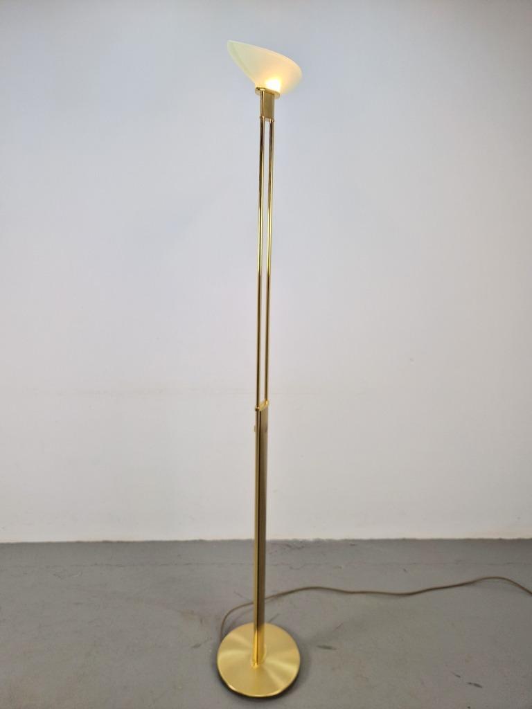 Regency Holtkotter Torchiere Messing Vloerlamp 2517-1-P1 Dim image 9
