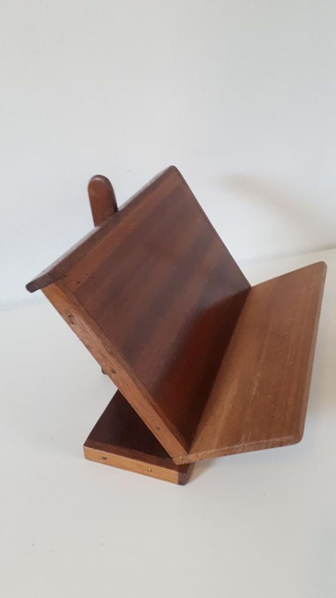 Vintage Boekenstandaard Kookboekhouder Folder Houder Rek image 2