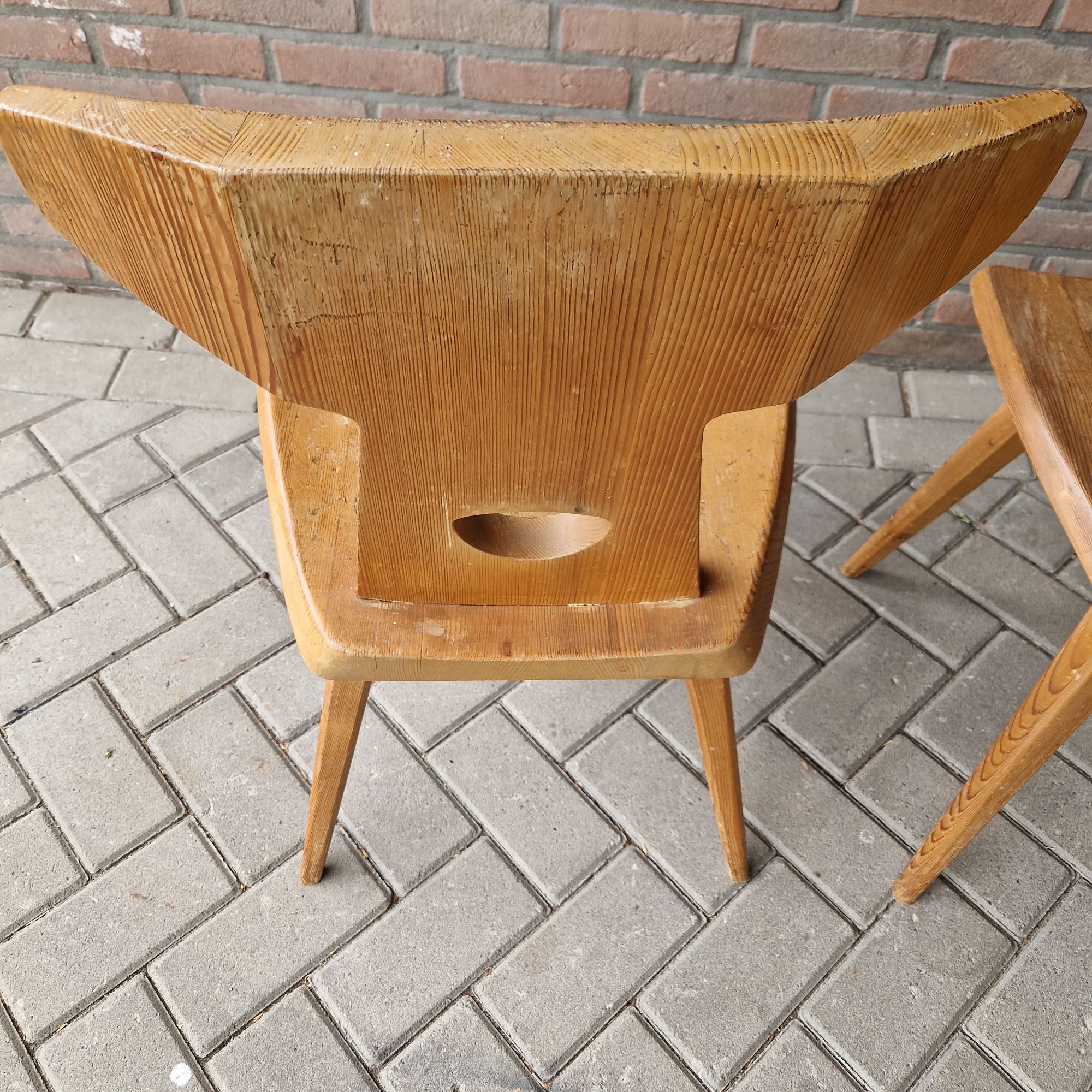 Jacob Kielland Brandt Set Van 3 Vintage Stoelen image 5