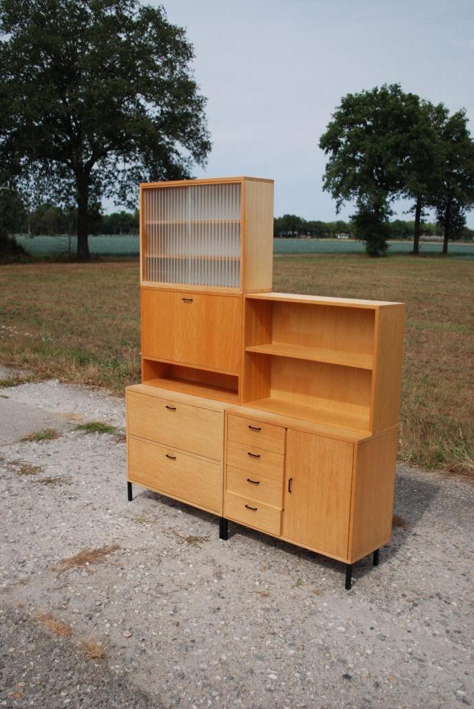 Vintage Wandkast Simplalux Vitrinekast image 12