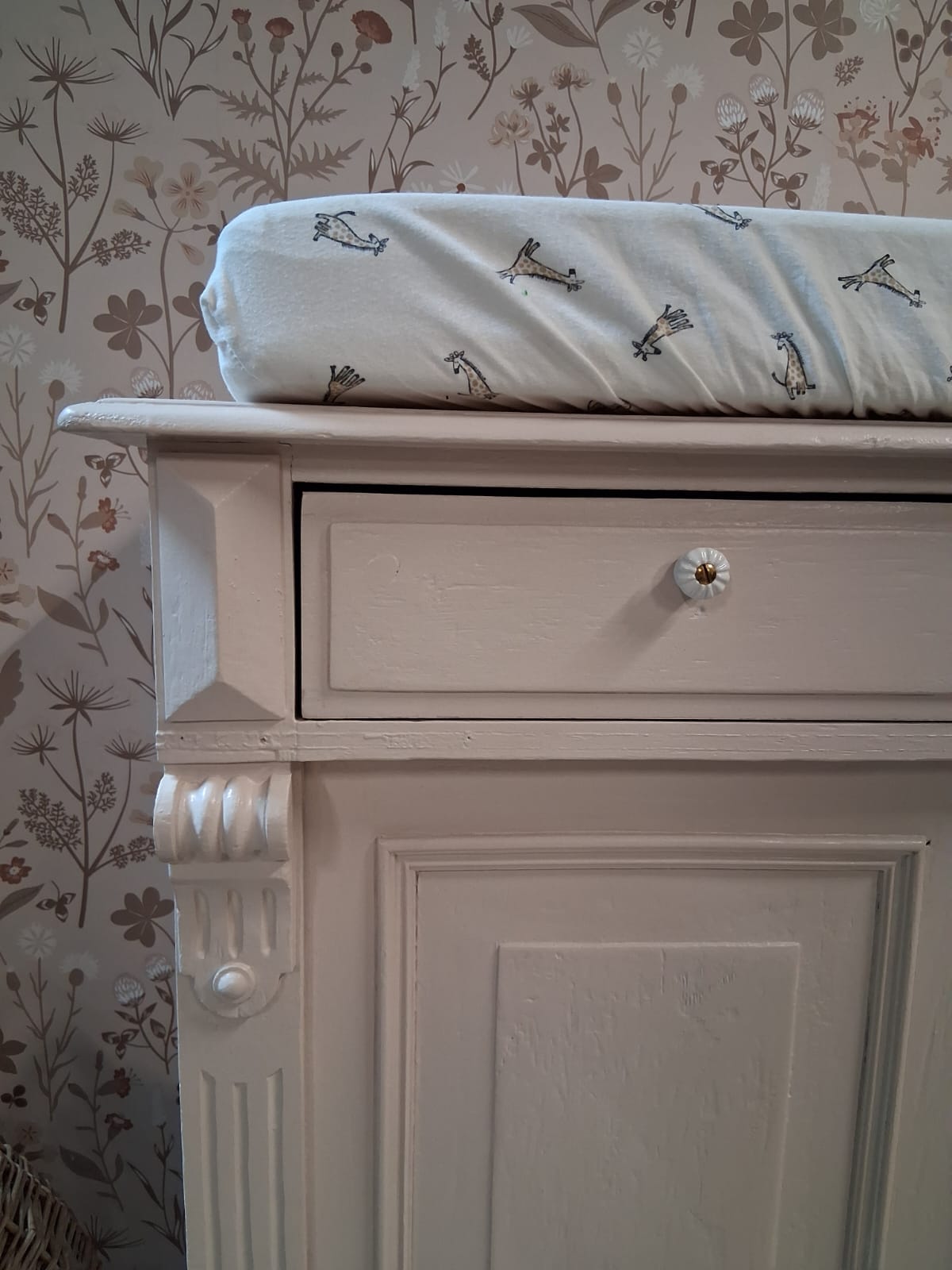 Vintage Brocante Biedermeiercommode Dressoir Speelgoedkast Hout Uniek “sophia” image 4