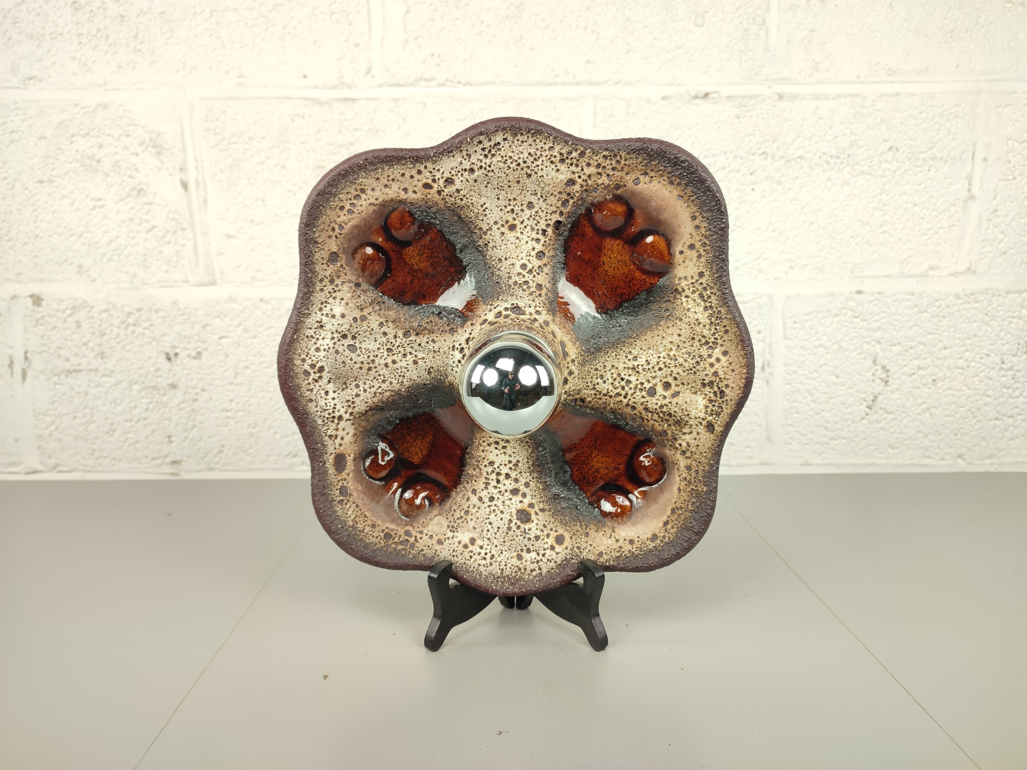 Vintage Keramiek Fat Lava Wandlamp image 3