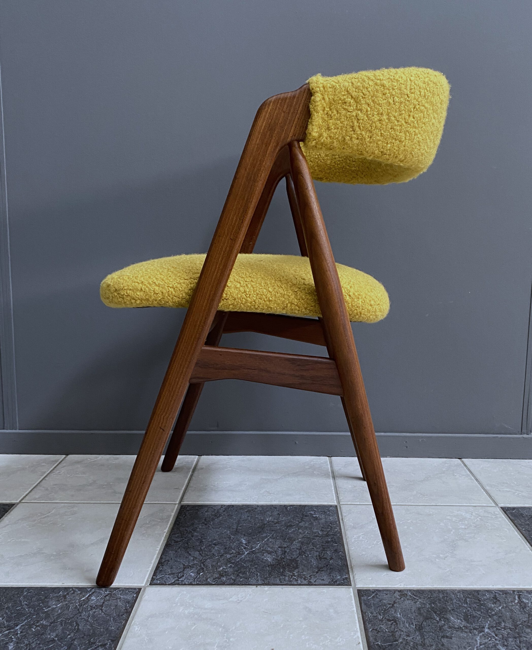 Thomas Harlev Chair Model 205 For Farstrup In Yellow Boucle image 2