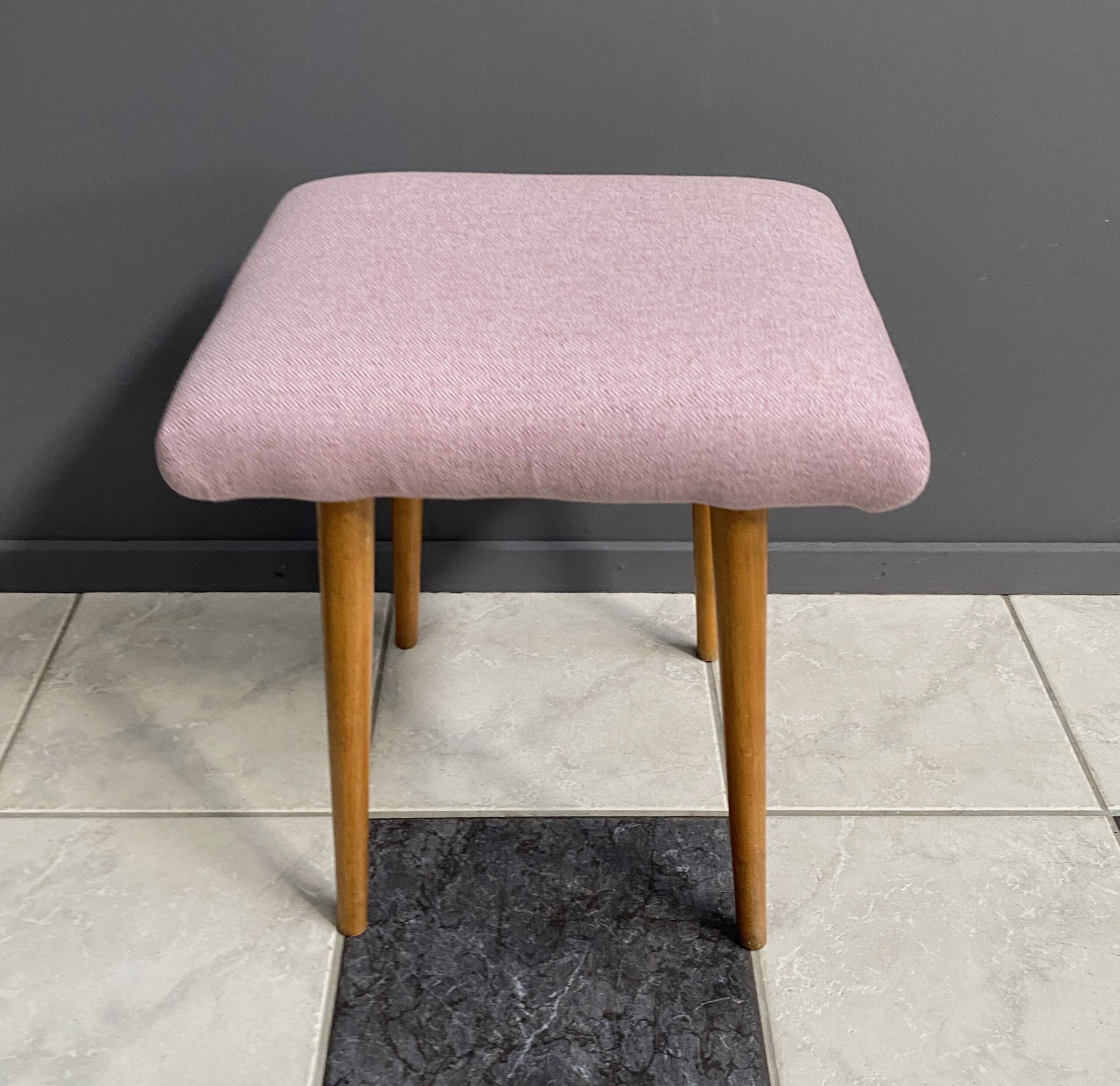 Pink Small Stool 1970s image 6