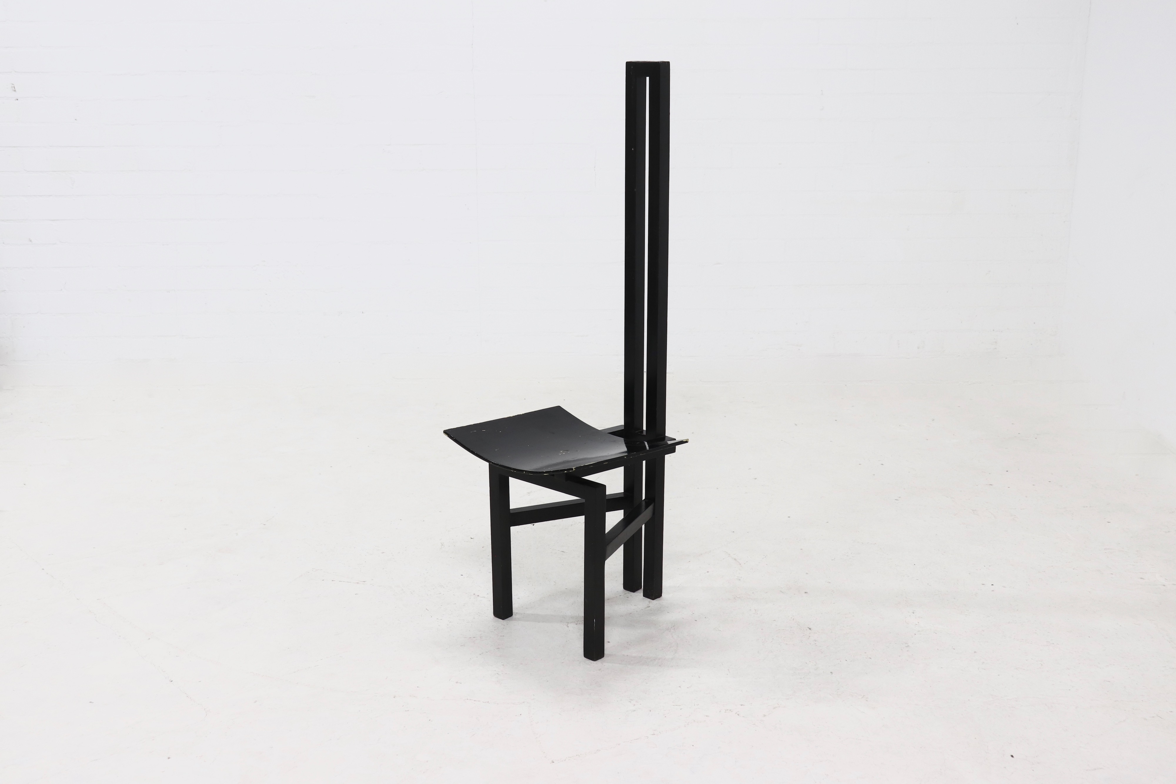 Constructivist High Back Side Chair 1950S image 2