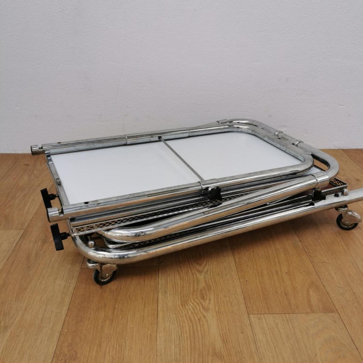 Vintage Mid Century Trolley Barcart Drankenkar Butlerwagen Serveerwagen 1 image 8