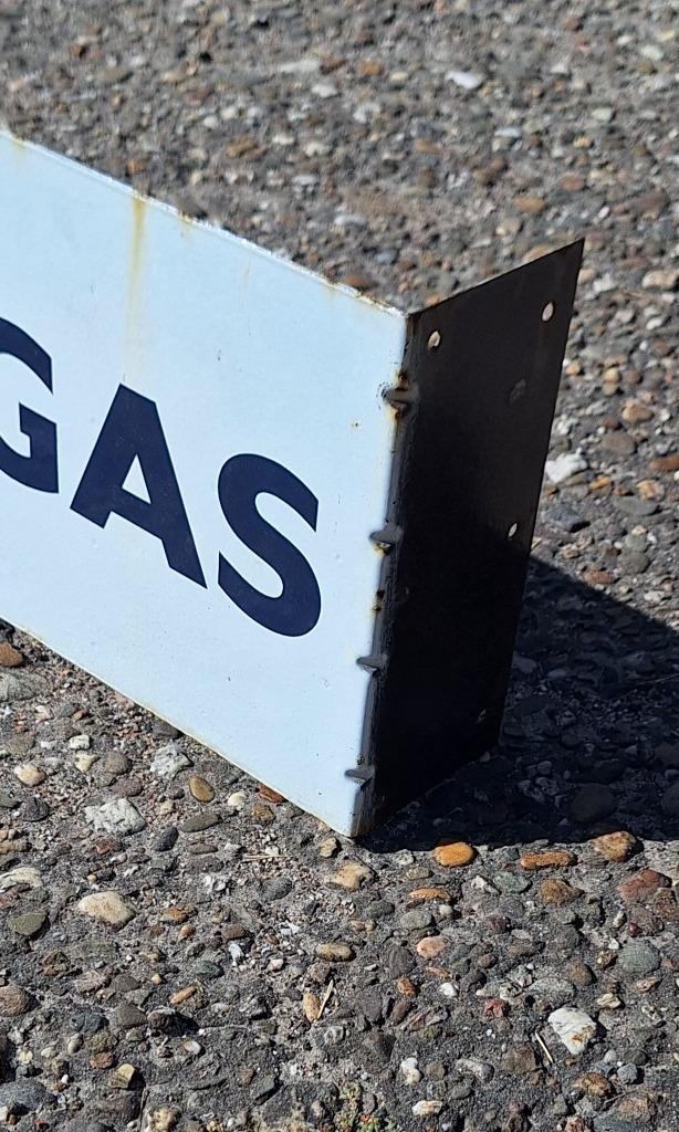 Dubbelzijdig Emaille Reclamebord Van Shell️⛽️ image 3