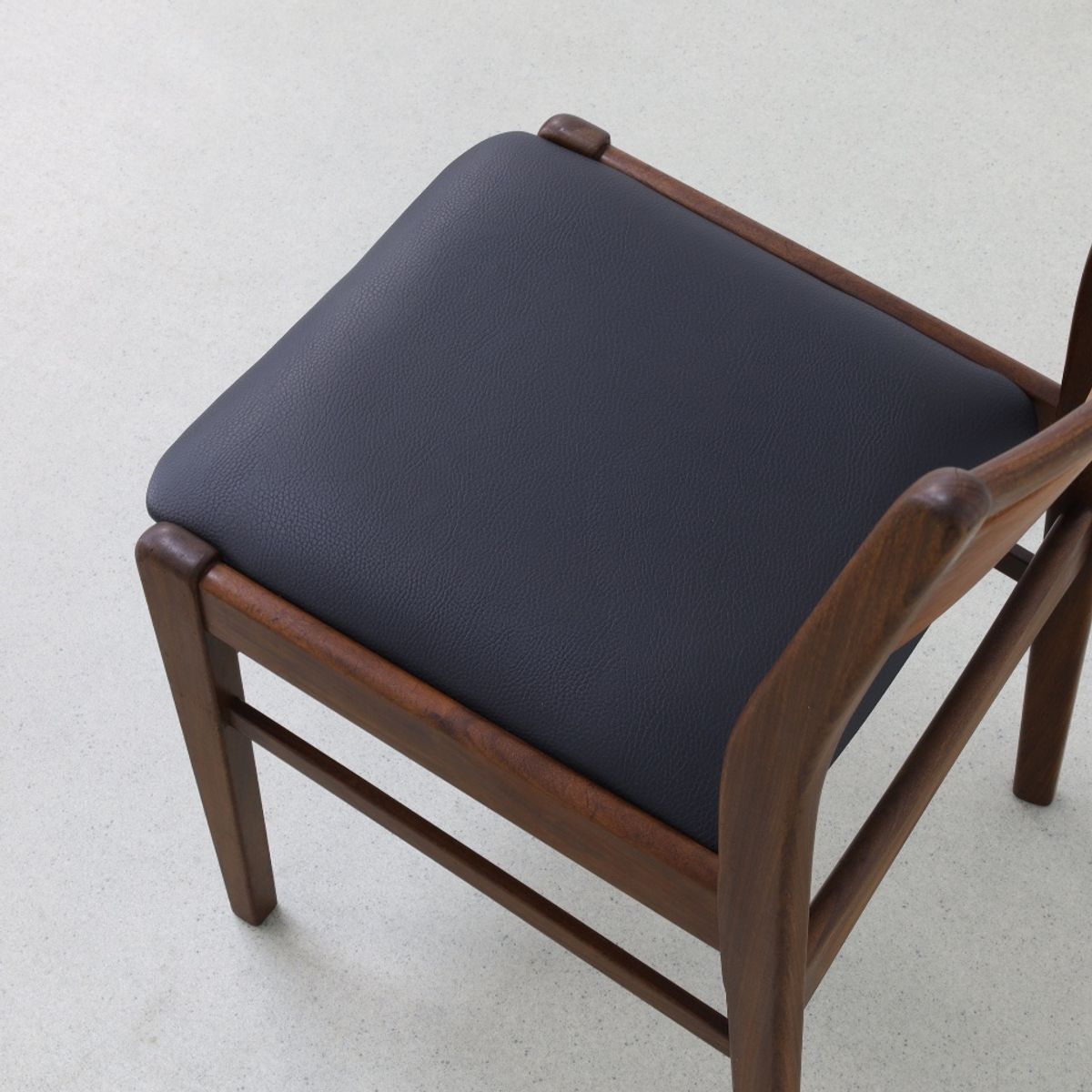 4x Vintage Eetkamerstoel Teak, 1960s Nieuw Bekleed image 11