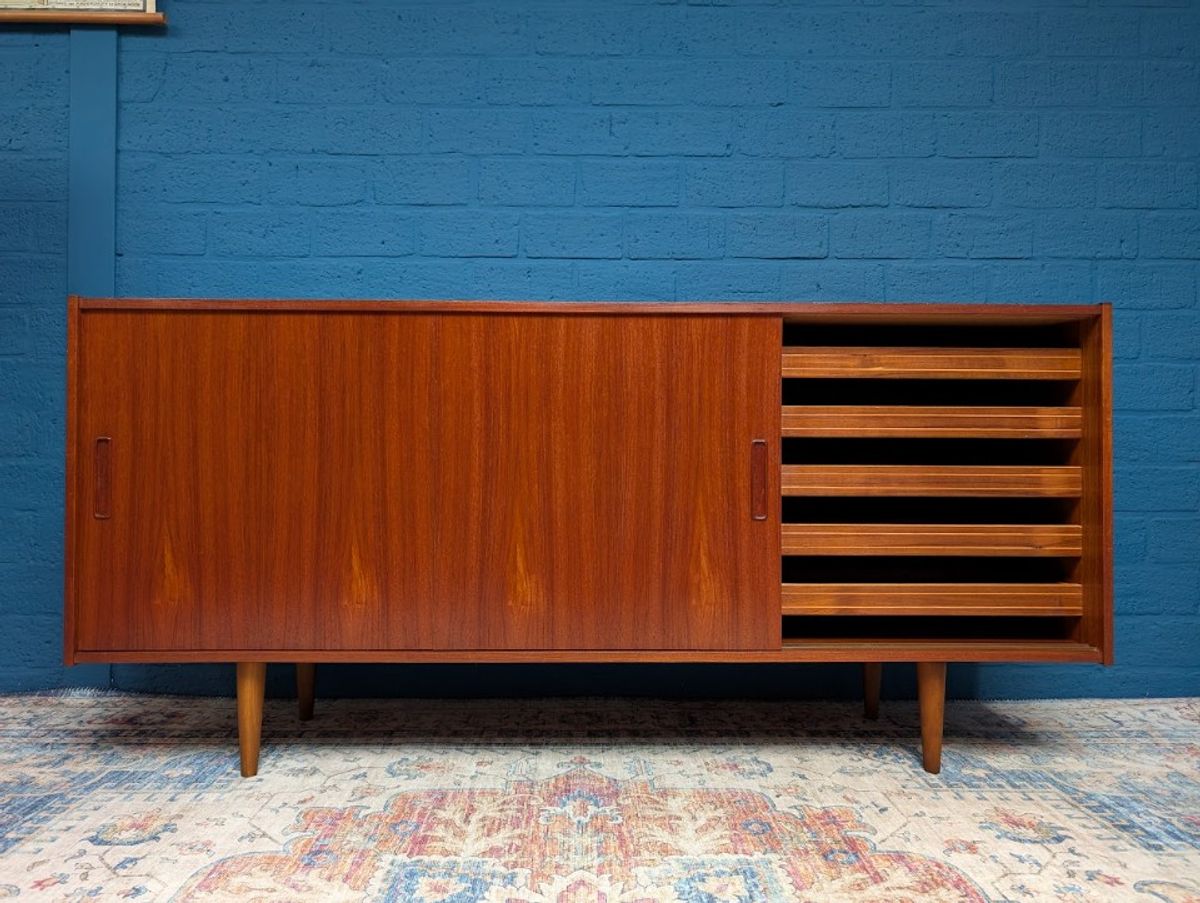 Vintage Lowboard Uit De Jaren 60, Deens Midcentury Dressoir image 5