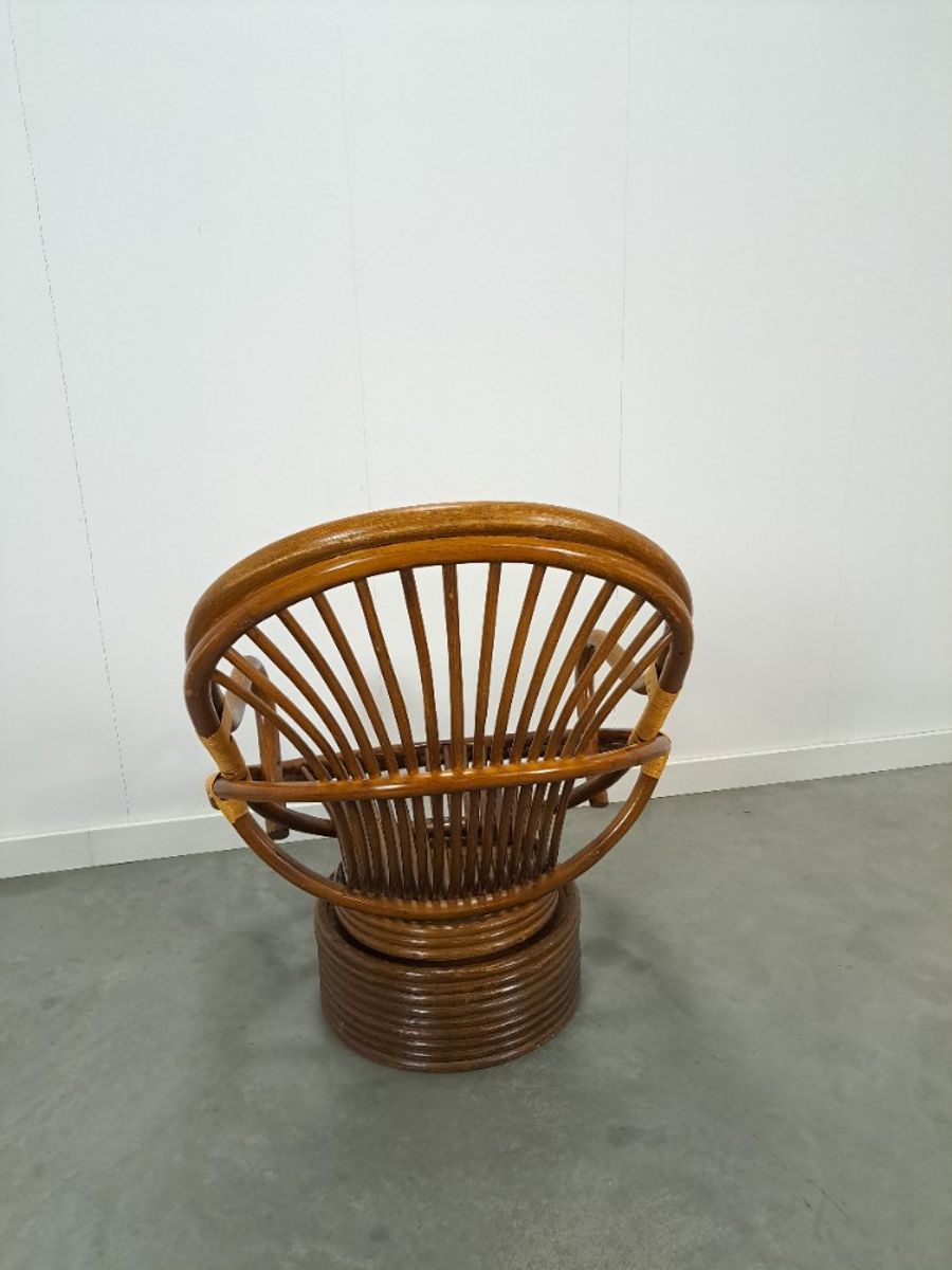 Rotan Manou Draai Stoel image 12