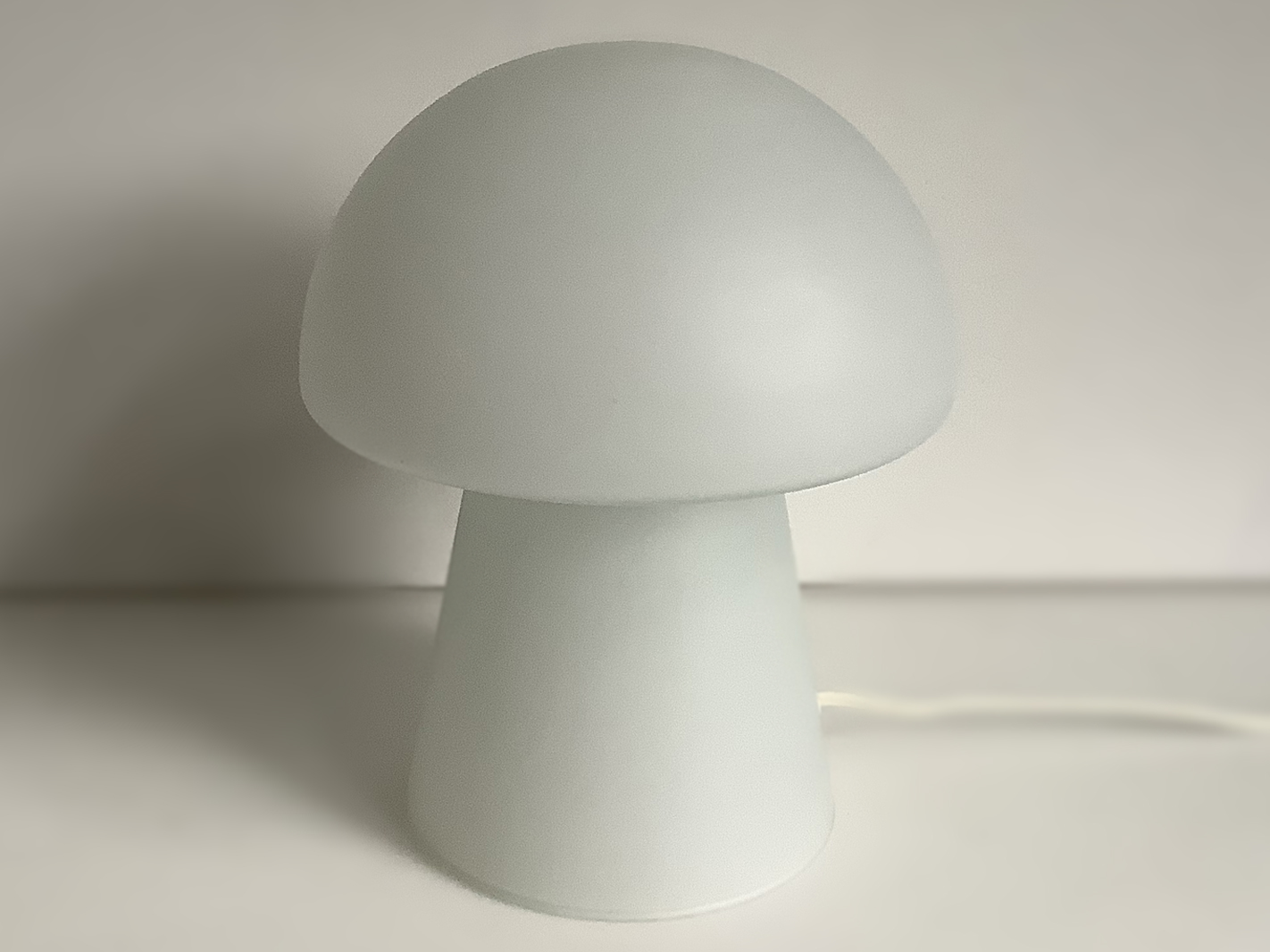 Vintage Space Age Mushroom Glazen Lamp image 5