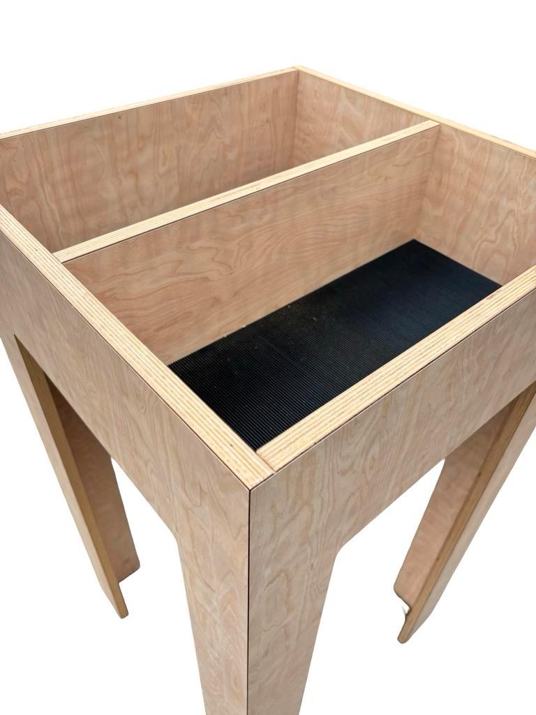 Houten Tafel Opbergmeubek Lp Cd Boelen - Uniek Design image 19