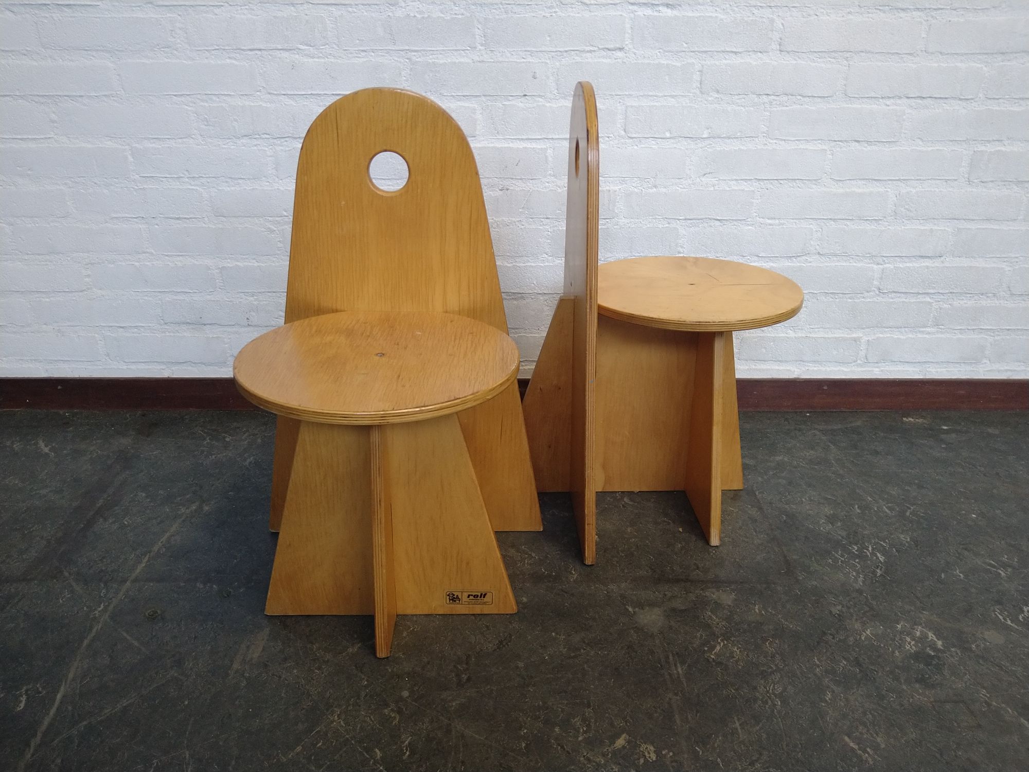 Design Set Kinderstoelen + Tafel Van Rolf image 8