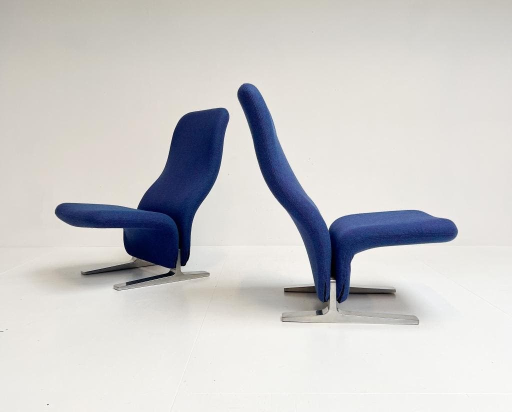 Opnieuw Gestoffeerde Artifort Concorde Fauteuil, 1960's image 12
