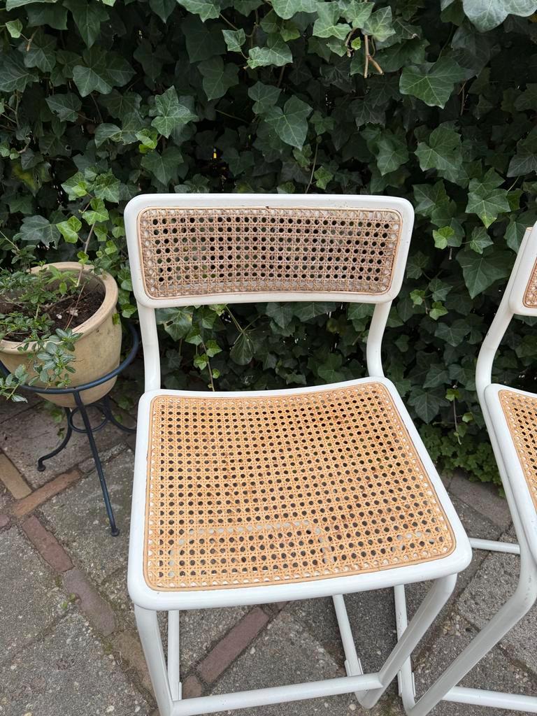 Vintage Cesca Barstoelen - Marcel Breuer Stijl image 4