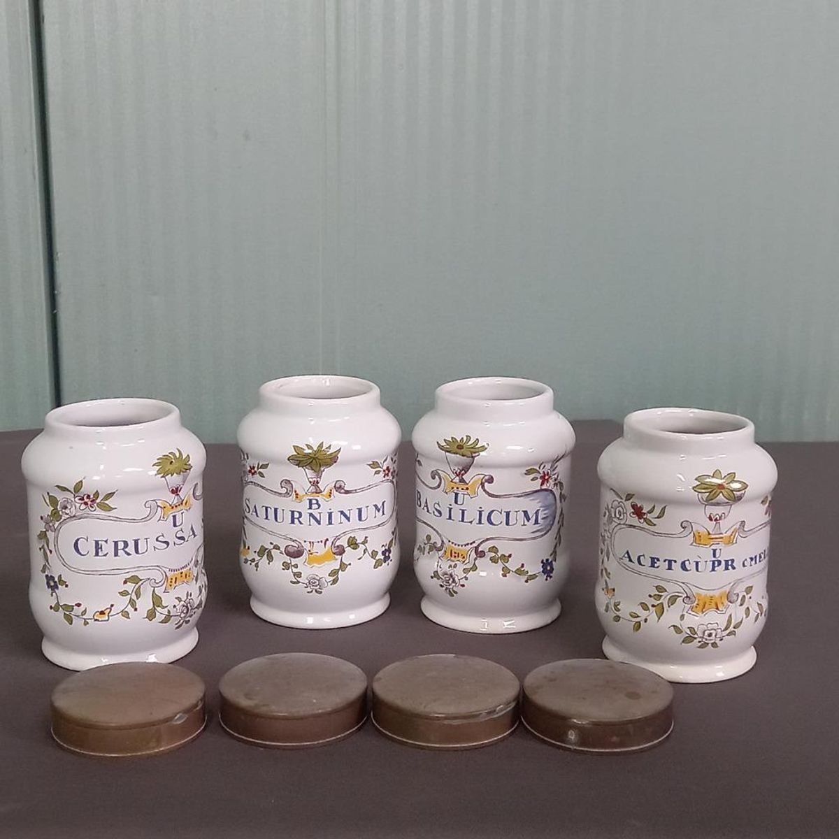 Antieke Clin Midi Apothekerspotten Uit Antwerpen image 3