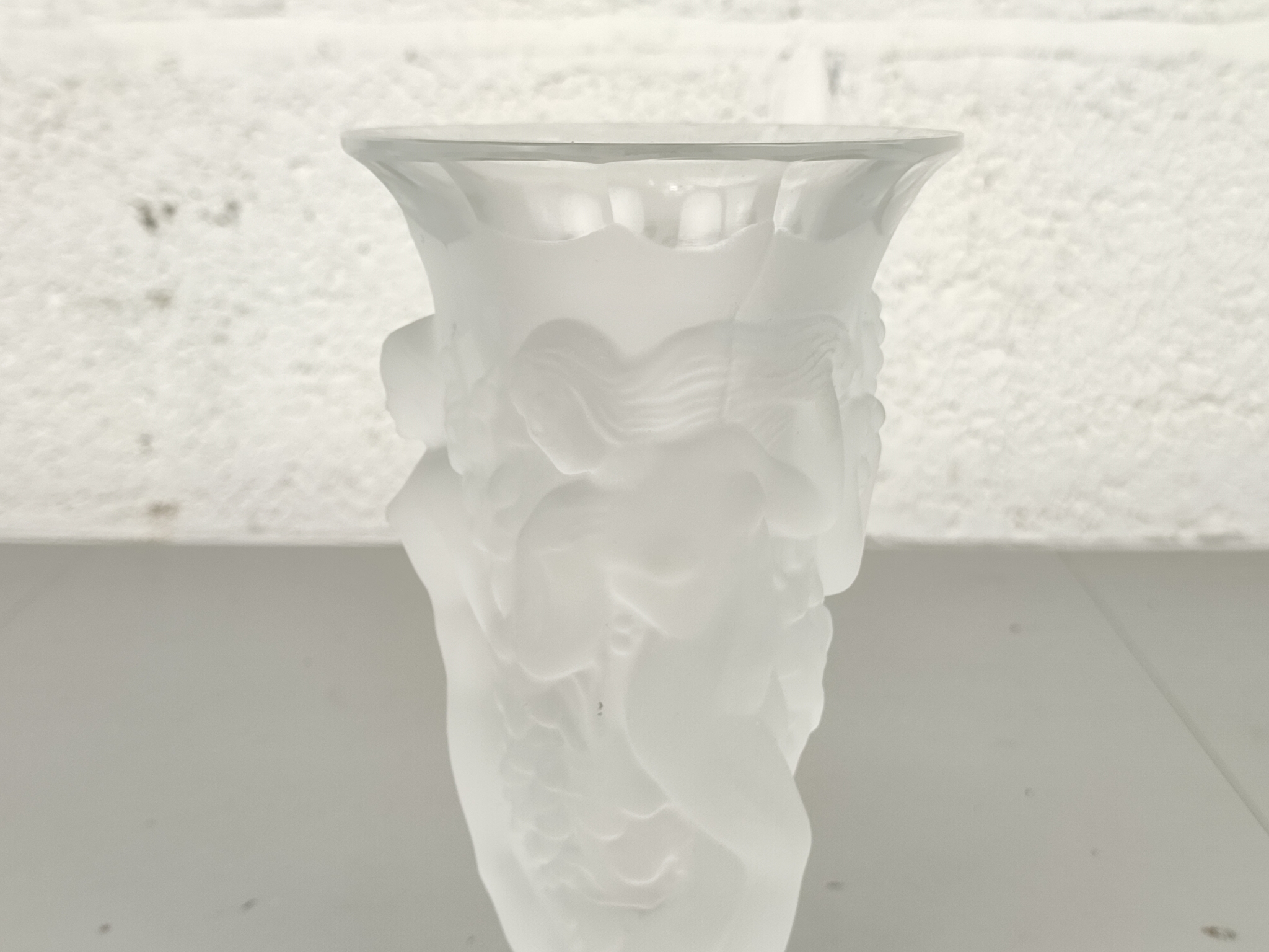 Art Deco Persglas Vaas Met Naakte Dames image 4