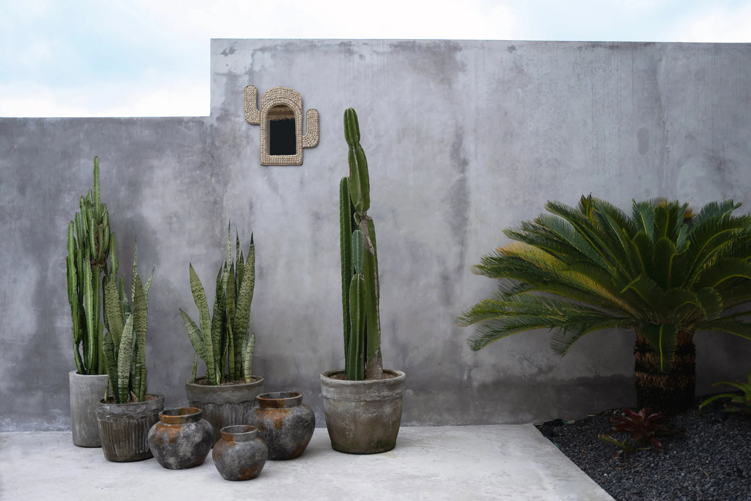 Bazar Bizar |de Funky Vaas - Antiek Grijs - M image 3