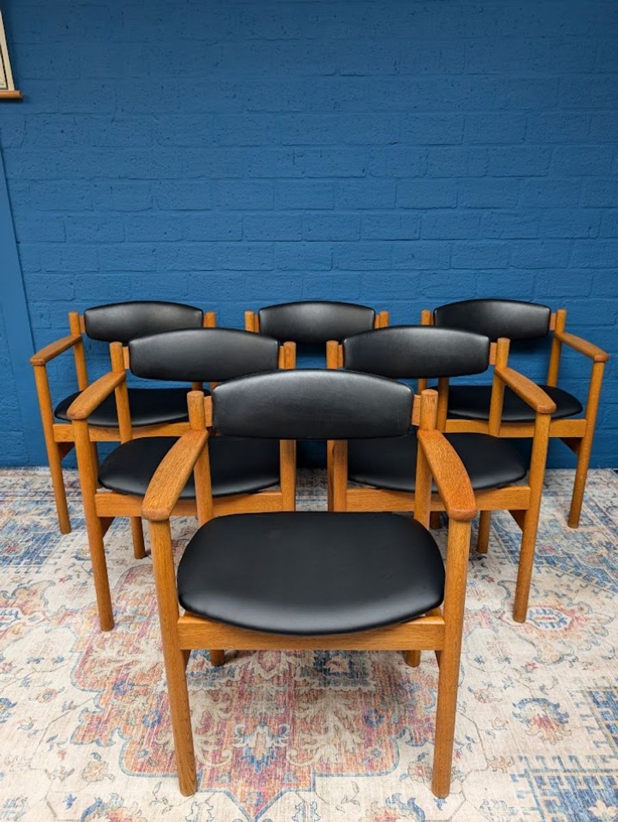 6x Deens Design Stoelen, Jørgen Bækmark, Fdb Møbler image 7