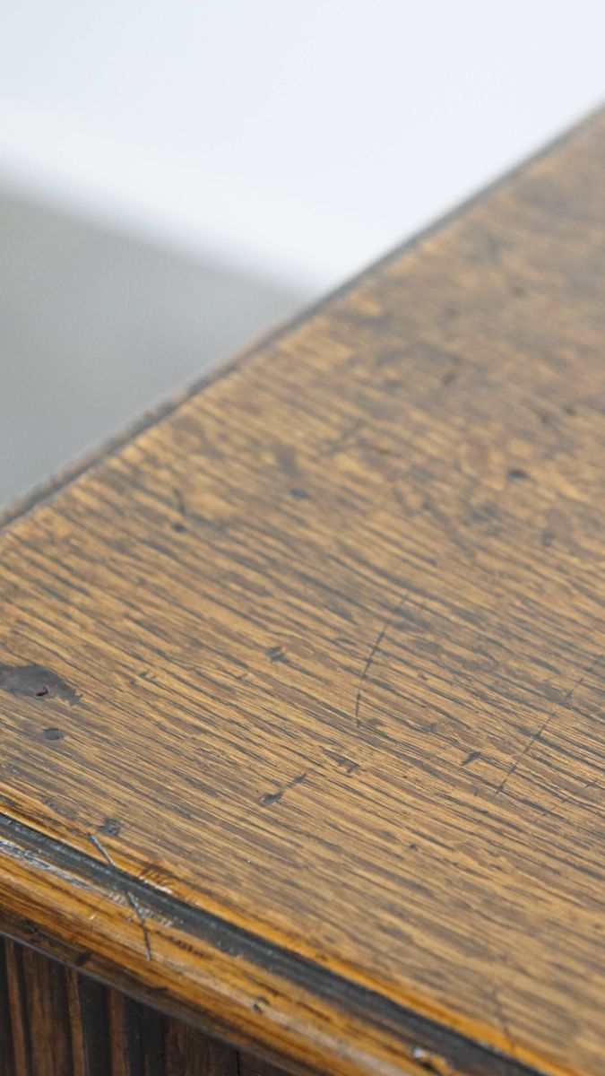 Klassieke En Charmante Antieke Engelse Eikenhouten Side Table/ Gangmeubel Uit 19e Eeuw image 12