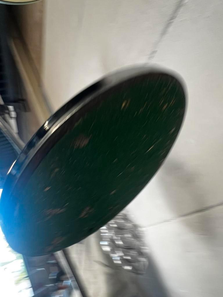 Vintage Industriële Groene Tafellamp / Desk Lamp image 11