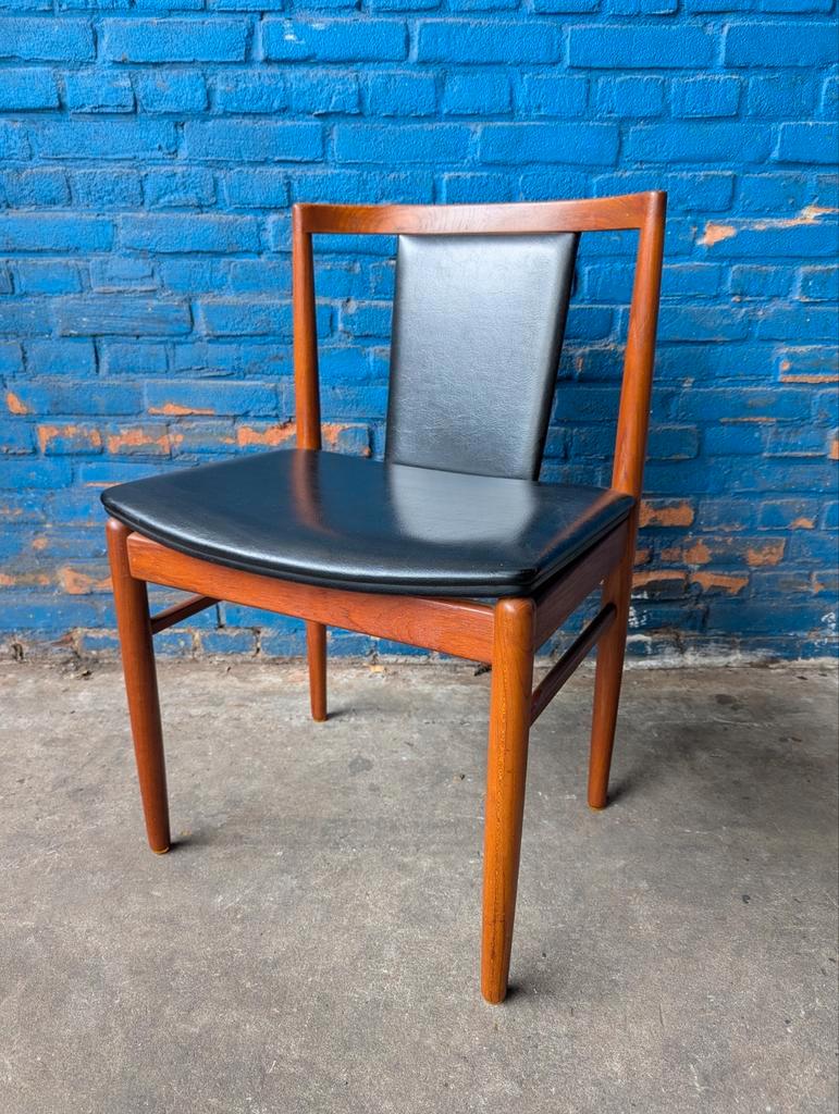 Set 5 (of 6) Deense Teak Stoelen , Findahls Møbelfabrik image 4