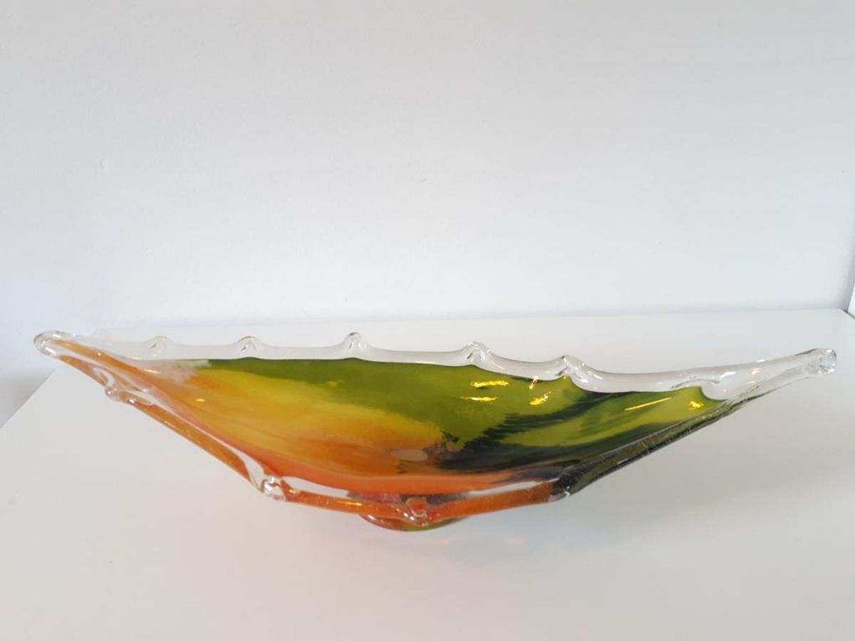 * Vintage Schaal Mondgeblazen Murano ? Fruitschaal image 10