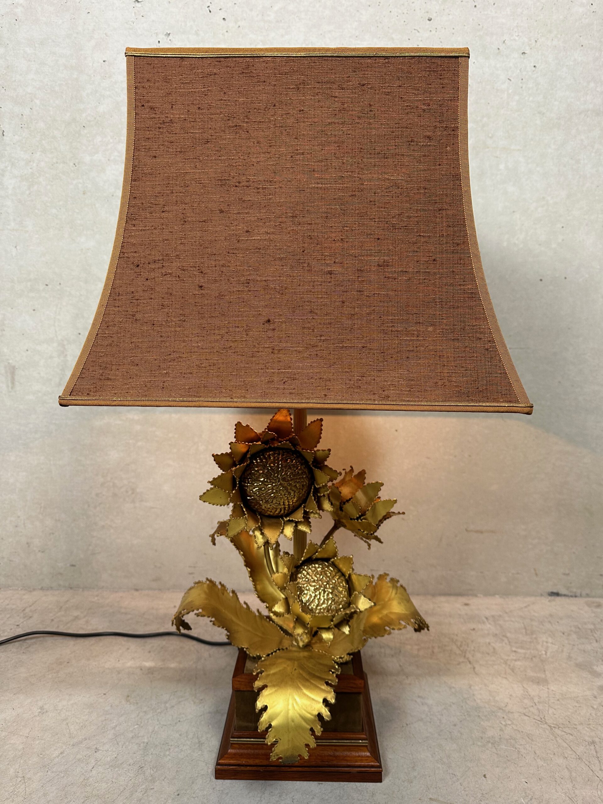 Vintage Hollywood Regency ‘Sunflower’ Tafellamp – Maison Jansen image 2
