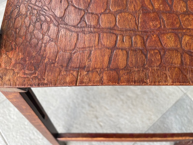 Thonet Cosmos B751 Klapstoel. Zeldzaam Krokodillenreliëf. image 16